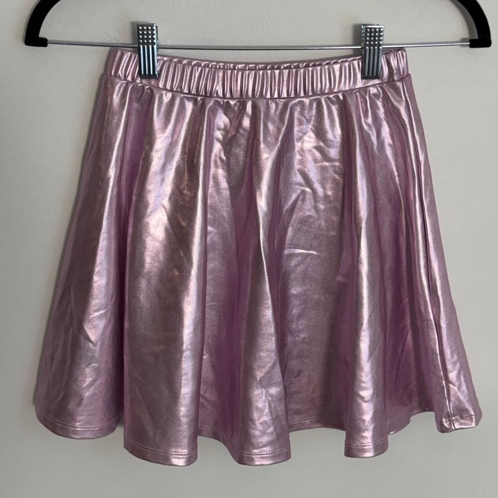 Lulu Bebe Pink Shiny Skort size 10